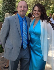 At a friends wedding, add decked out!